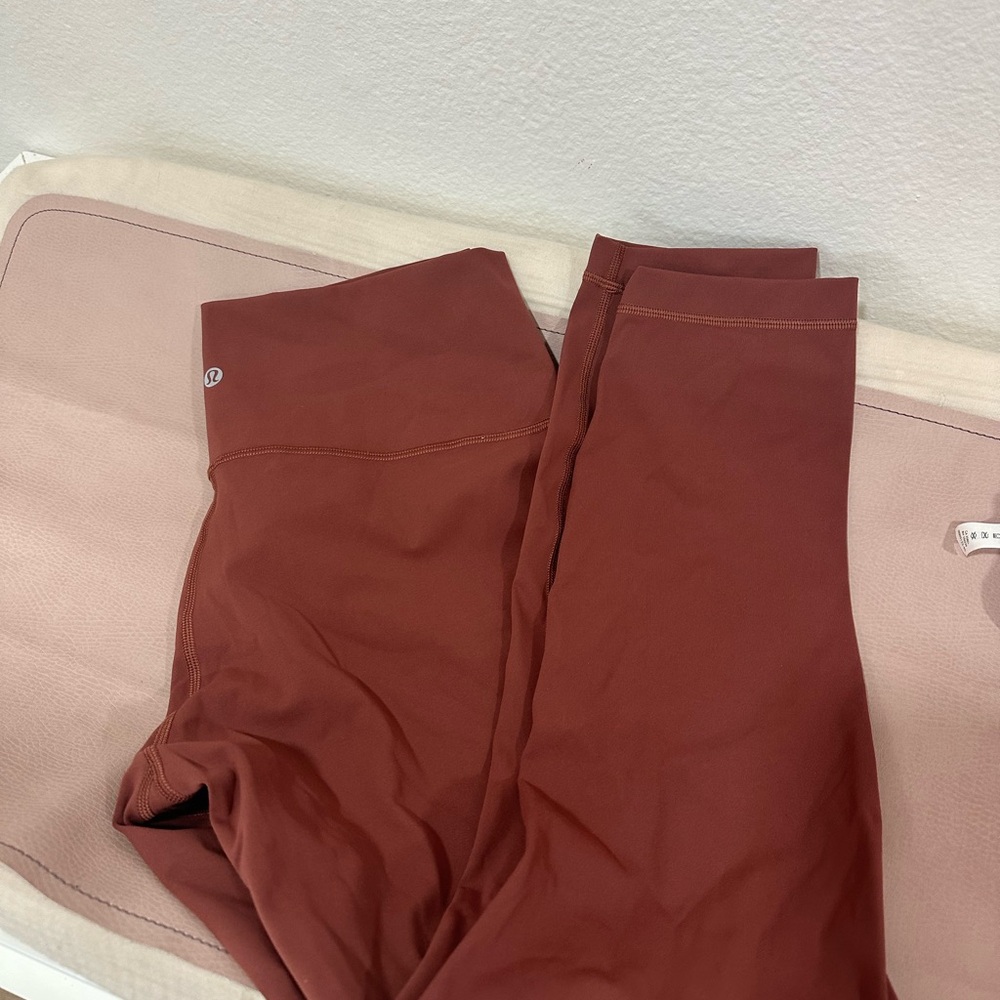 Lululemon Rust Leggings